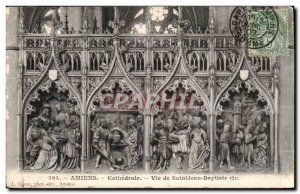 Old Postcard Amiens Life of Saint John the Baptist