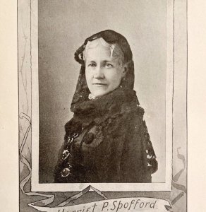 Harriet P Spofford Victorian Print 1901 Woman History Ephemera DWP4C