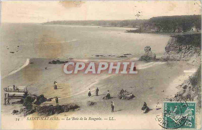 Postcard Old Saint Nazaire Bay Measles