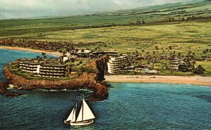 Vintage Postcard Sheraton Maui Resort Hotel Kaanalapi Beach Island Maui Hawaii