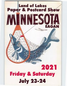 Postcard Land of Lakes Paper & Postcard Show Eagan Minnesota July 23-24 2021 Ad