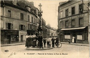 CPA VILLEJUIF Place de la Fontaine et Rue du Moutier (869726)