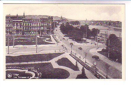 Downtown, Cars, Liege, Belgium