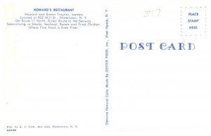 New York Watertown , Howard's Restaurant