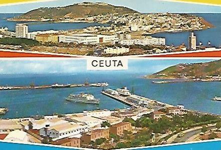 POSTAL 55602: CEUTA. Vistas generales