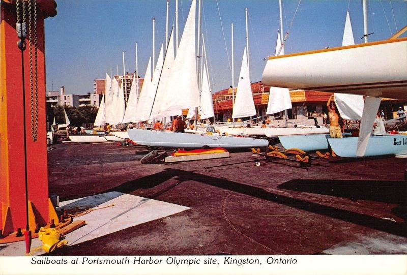 BR99044 preparing for the race portsmouth kingston ontario canada ship bateaux