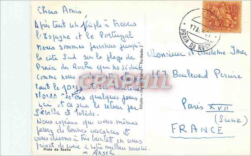 Postcard Modern Praia da Rocha