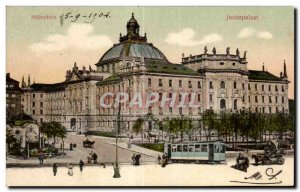 Old Postcard Munchen Justizpalast