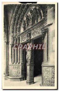 Postcard Old Paris La Sainte Chapelle high Chapelle Portal