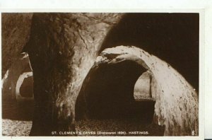 Sussex Postcard - Hastings, St. Clements Caves (Discovered 1826) Ref 10084A