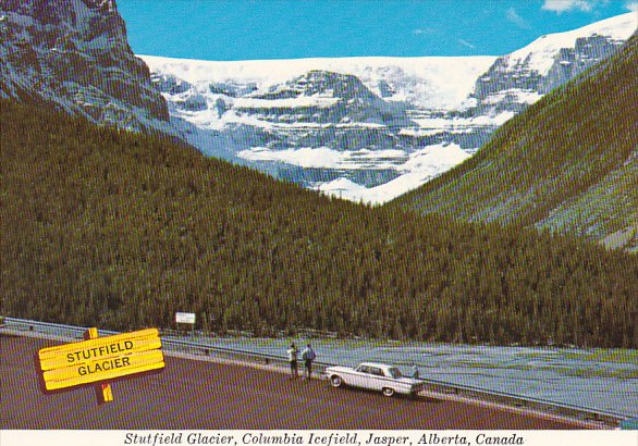 Canada Stutfield Glacier Columbia Icefield Jasper Alberta