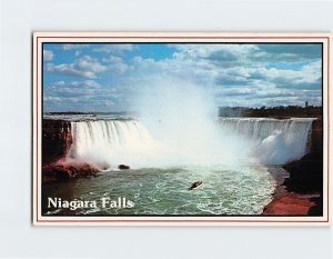 Postcard The Canadian Falls, Niagara Falls, Canada