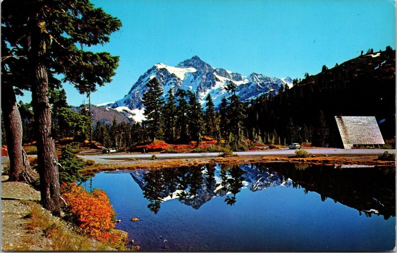 Mount Shuksan Mt Baker National Forest NW Washington Postcard VTG UNP Koppel 