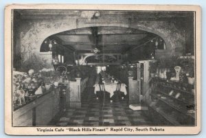 RAPID CITY, SD South Dakota ~ VIRGINIA CAFE Pennington County Roadside Postcard