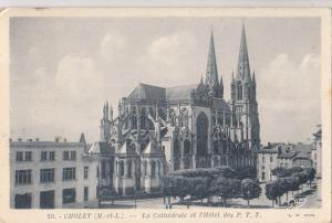 BF12201 cholet m et l la cathedrale et l hotel des PTT france front/back image