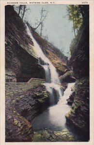 New York Watkins Glen Rainbow Falls