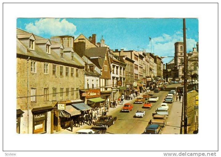 Rue de la Fabrique, Quebec, Canada, 40-60s