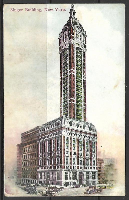 New York, NY - Singer Building - [NY-125]