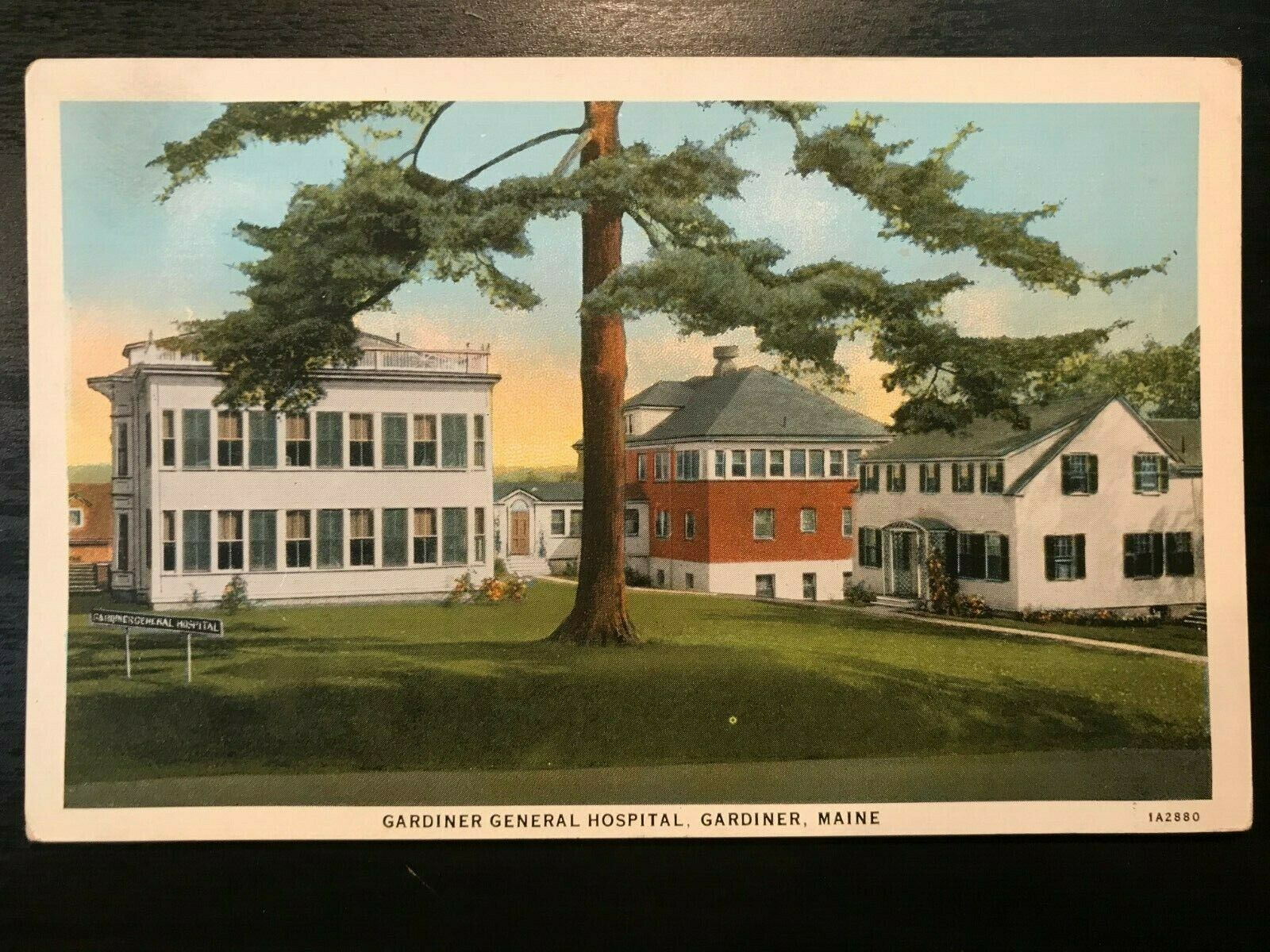 Vintage Postcard 1931 Gardiner General Hospital Gardiner Maine United