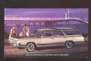 1965 OLDSMOBILE CUSTOM VISTA CUISER CAR DEALER ADVERTISING POSTCARD '65 OLDS