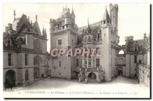 Pierrefonds - Le Chateau - L & # 39Escalier D & # 39Honneur Le Donjon and the...