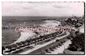 Old Postcard Arcachon Cote D'Argent The Beach