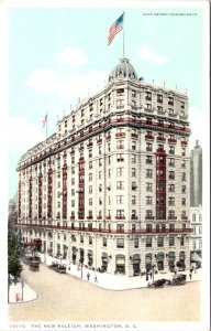 Washington, DC ~ THE NEW RALEIGH HOTEL  ca1920's Phostint Advertising Postcard