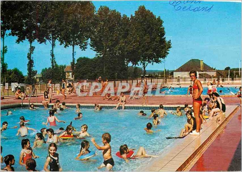 Postcard Modern Cerans Foulletourte Pool