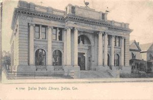 Dallas Public Library Dallas Texas 1905c Rotograph postcard