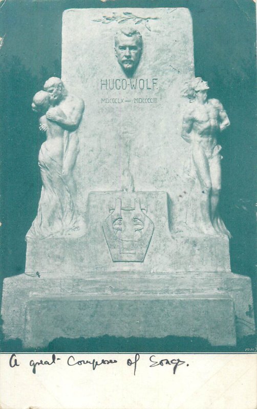 Austrian composer of Slovene origin Hugo Wolf grave memorial Austria Vienna 1907 