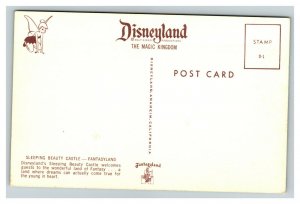 Vintage Disney Sleeping Beauty's Castle Postcard Divided Back UNPOSTED