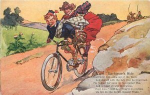Postcard C-1910 Corbin Lancaster Brake Bicycle Cycling advertising TP24-1889