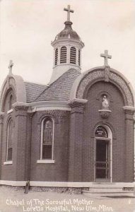 Minnesota New Ulm Loretta Hospital Chapel of The Sorrowful Mother 1944 Real P...