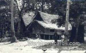 Real Photo Malay House Malaya, Malaysia Unused 