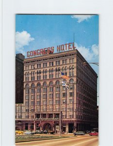 Postcard Congress Hotel, Chicago, Illinois