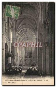 Old Postcard Sainte Anne of Auray the Basilica of the Interieur Net Organ