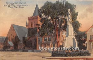 Universalist Church and Soldiers Monument - Haverhill, Massachusetts MA