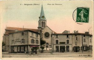 CPA Brignais - Place des Terreaux (1036550)