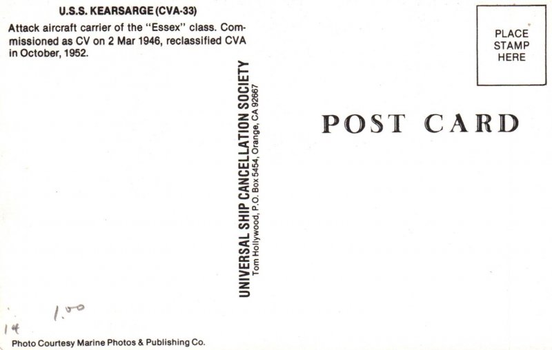 USS Kearsarge Aircraft Carrier