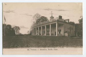Mt Vernon Mansion George Washington Virginia Postcard