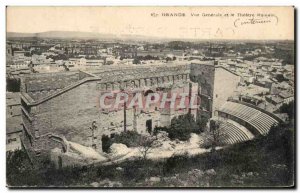 Old Postcard Orange Vue Generale and Theater Romain