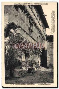 Old Postcard La Cite Perouges Old Hostellerie