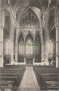 Hampshire Postcard - Interior of Andover Church   RS25048