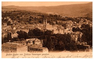 Germany  Baden -Baden von Schloss Venningen gesehen