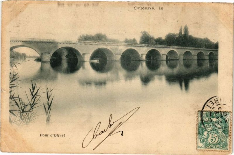 CPA ORLÉANS - Pont d'OLIVET (251756)