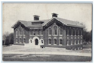 1908 Home Science Hall Northfield Seminary East Northfield MA Antique Postcard