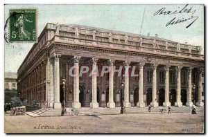 Bordeaux - Grand Theater Old Postcard
