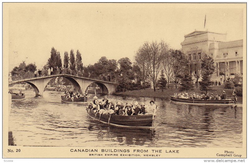 Canadian pavilion , British Empire Exhibition 1924 , London , England, View f...