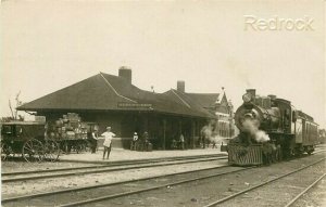 MN, Albert Lea, Minnesota, Railroad Depot, RPPC