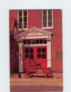 Postcard Friendship Veterans Fire Engine Company Alexandria Virginia USA